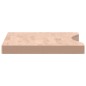 vidaXL Tablero de escritorio madera maciza de haya 80x(36-40)x4 cm vidaXL Tablero de escritorio madera maciza de haya 80x(36-40)x4 cm