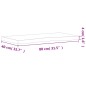 vidaXL Tablero de escritorio madera maciza de haya 80x(36-40)x4 cm vidaXL Tablero de escritorio madera maciza de haya 80x(36-40)x4 cm