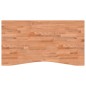 vidaXL Tablero de escritorio madera maciza de haya 110x(55-60)x4 cm vidaXL Tablero de escritorio madera maciza de haya 110x(55-60)x4 cm