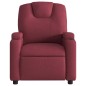 vidaXL Sillón de masaje reclinable de tela color vino tinto vidaXL Sillón de masaje reclinable de tela color vino tinto