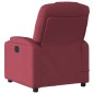 vidaXL Sillón de masaje reclinable de tela color vino tinto vidaXL Sillón de masaje reclinable de tela color vino tinto