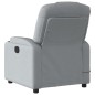 vidaXL Sillón reclinable de masaje de tela gris claro vidaXL Sillón reclinable de masaje de tela gris claro