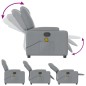 vidaXL Sillón reclinable de masaje de tela gris claro vidaXL Sillón reclinable de masaje de tela gris claro