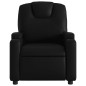 vidaXL Sillón reclinable de cuero sintético negro vidaXL Sillón reclinable de cuero sintético negro