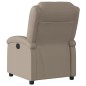 vidaXL Sillón reclinable de cuero sintético color capuchino vidaXL Sillón reclinable de cuero sintético color capuchino