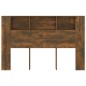 vidaXL Mueble cabecero color roble ahumado 160x18,5x104,5 cm