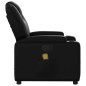 vidaXL Sillón de masaje reclinable cuero sintético negro vidaXL Sillón de masaje reclinable cuero sintético negro