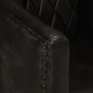 vidaXL Sillón butaca de cuero auténtico gris vidaXL Sillón butaca de cuero auténtico gris