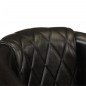vidaXL Sillón butaca de cuero auténtico gris vidaXL Sillón butaca de cuero auténtico gris