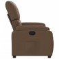 vidaXL Sillón reclinable de tela marrón vidaXL Sillón reclinable de tela marrón