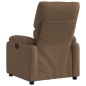 vidaXL Sillón reclinable de tela marrón vidaXL Sillón reclinable de tela marrón