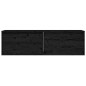 vidaXL Armario de pared 2 uds madera maciza de pino negro 60x30x35 cm vidaXL Armario de pared 2 uds madera maciza de pino negro 60x30x35 cm