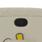 vidaXL Sillón reclinable de masaje cuero sintético crema vidaXL Sillón reclinable de masaje cuero sintético crema