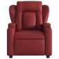 vidaXL Sillón de masaje reclinable cuero sintético rojo tinto vidaXL Sillón de masaje reclinable cuero sintético rojo tinto