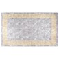 vidaXL Alfombra lavable antideslizante gris y dorado 150x230 cm vidaXL Alfombra lavable antideslizante gris y dorado 150x230 cm