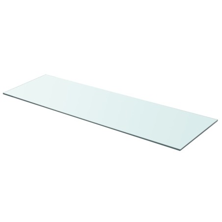 vidaXL Panel de estante vidrio claro 90x30 cm