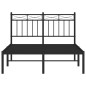 vidaXL Estructura de cama con cabecero metal negro 120x190 cm vidaXL Estructura de cama con cabecero metal negro 120x190 cm