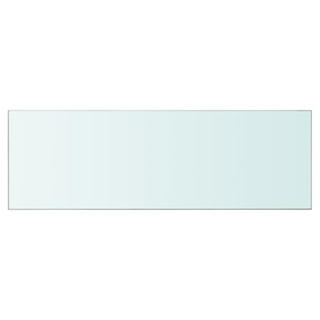vidaXL Panel de estante vidrio claro 90x30 cm