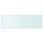 vidaXL Panel de estante vidrio claro 90x30 cm vidaXL Panel de estante vidrio claro 90x30 cm