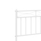 vidaXL Estructura de cama de metal con cabecero blanco 80x200 cm vidaXL Estructura de cama de metal con cabecero blanco 80x200 cm