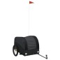 vidaXL Remolque para bicicleta hierro negro 45 kg vidaXL Remolque para bicicleta hierro negro 45 kg