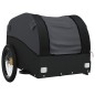 vidaXL Remolque para bicicleta hierro negro 45 kg vidaXL Remolque para bicicleta hierro negro 45 kg