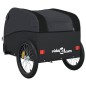 vidaXL Remolque para bicicleta hierro negro 45 kg vidaXL Remolque para bicicleta hierro negro 45 kg