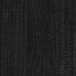 vidaXL Jardinera de madera maciza de pino negro 70x70x70 cm vidaXL Jardinera de madera maciza de pino negro 70x70x70 cm