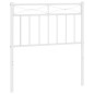 vidaXL Cabecero de metal blanco 80 cm vidaXL Cabecero de metal blanco 80 cm