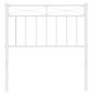vidaXL Cabecero de metal blanco 80 cm vidaXL Cabecero de metal blanco 80 cm