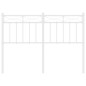 vidaXL Cabecero de metal blanco 120 cm vidaXL Cabecero de metal blanco 120 cm