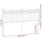 vidaXL Cabecero de metal blanco 200 cm