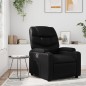 vidaXL Sillón reclinable de cuero sintético negro vidaXL Sillón reclinable de cuero sintético negro