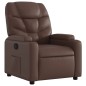 vidaXL Sillón reclinable de cuero sintético marrón vidaXL Sillón reclinable de cuero sintético marrón