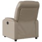 vidaXL Sillón de masaje reclinable cuero sintético color capuchino vidaXL Sillón de masaje reclinable cuero sintético color capuchino
