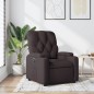 vidaXL Sillón reclinable de tela marrón oscuro vidaXL Sillón reclinable de tela marrón oscuro