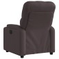 vidaXL Sillón reclinable de tela marrón oscuro vidaXL Sillón reclinable de tela marrón oscuro
