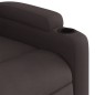 vidaXL Sillón reclinable de tela marrón oscuro vidaXL Sillón reclinable de tela marrón oscuro