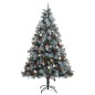 vidaXL Árbol de Navidad artificial con bisagras 300 LED y bolas 180 cm vidaXL Árbol de Navidad artificial con bisagras 300 LED y bolas 180 cm