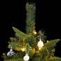 vidaXL Árbol de Navidad artificial con bisagras 300 LED y bolas 210 cm vidaXL Árbol de Navidad artificial con bisagras 300 LED y bolas 210 cm