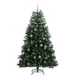 vidaXL Árbol de Navidad artificial con bisagras 300 LED y bolas 240 cm vidaXL Árbol de Navidad artificial con bisagras 300 LED y bolas 240 cm