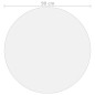vidaXL Protector de mesa PVC transparente Ø 90 cm 2 mm vidaXL Protector de mesa PVC transparente Ø 90 cm 2 mm