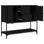 vidaXL Aparador de madera de ingeniería negro 100x36x85 cm vidaXL Aparador de madera de ingeniería negro 100x36x85 cm