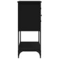 vidaXL Aparador de madera de ingeniería negro 100x36x85 cm vidaXL Aparador de madera de ingeniería negro 100x36x85 cm