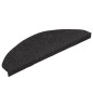 vidaXL Alfombrilla autoadhesiva de escalera 15 uds negra 65x22,5x3,5cm vidaXL Alfombrilla autoadhesiva de escalera 15 uds negra 65x22,5x3,5cm