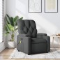vidaXL Sillón de masaje reclinable de tela gris oscuro vidaXL Sillón de masaje reclinable de tela gris oscuro