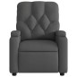 vidaXL Sillón de masaje reclinable de tela gris oscuro vidaXL Sillón de masaje reclinable de tela gris oscuro