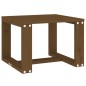 vidaXL Tumbonas con mesa 2 uds madera maciza de pino marrón miel vidaXL Tumbonas con mesa 2 uds madera maciza de pino marrón miel