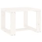 vidaXL Tumbonas con mesa 2 uds madera maciza de pino blanco vidaXL Tumbonas con mesa 2 uds madera maciza de pino blanco