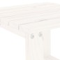 vidaXL Tumbonas con mesa 2 uds madera maciza de pino blanco vidaXL Tumbonas con mesa 2 uds madera maciza de pino blanco